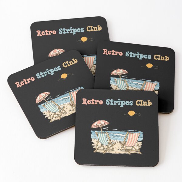 Item preview, Retro Stripes Club – Bold Vintage Pattern designed and sold by Maggiepeshop.