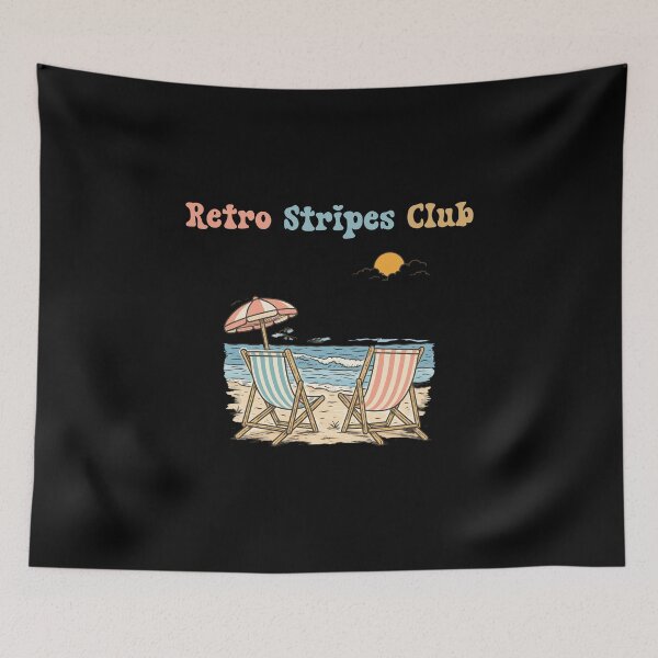 Item preview, Retro Stripes Club – Bold Vintage Pattern designed and sold by Maggiepeshop.