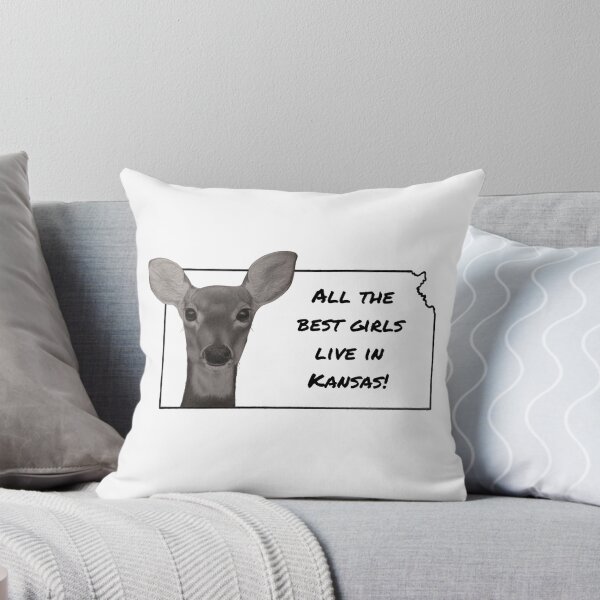 Item preview, Kansas whitetail deer art designed and sold by OnaleeNicklinArt.