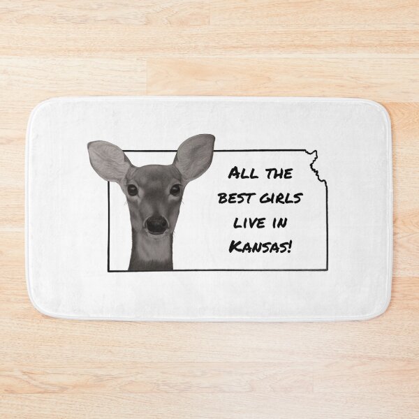 Item preview, Kansas whitetail deer art designed and sold by OnaleeNicklinArt.