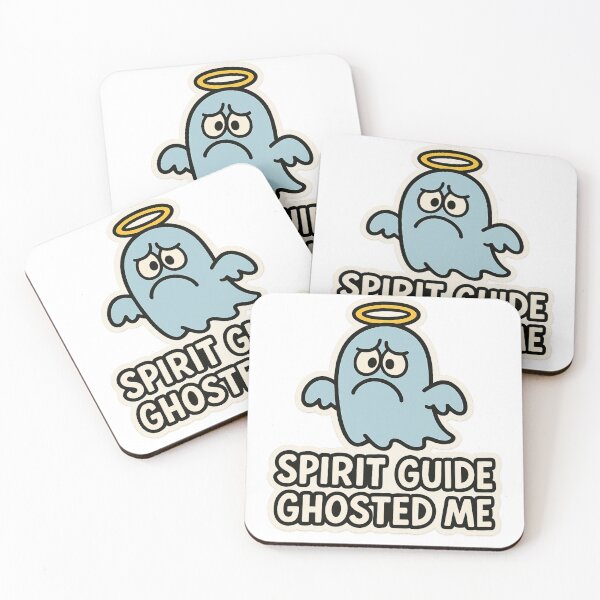 Item preview, Spirit Guide Ghosted Me Funny Sad Ghost 90s Cartoon Sticker designed and sold by ac3iongDcreator.