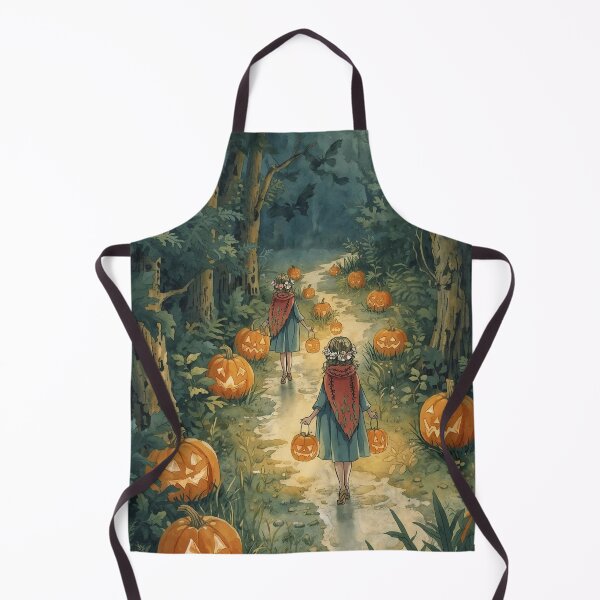 Item preview, Lantern Walk – Whimsical Halloween Forest designed and sold by Deezyned.