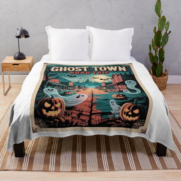 Item preview, Ghost Town Road Trip – Spooky Desert Adventure Art designed and sold by pod24.