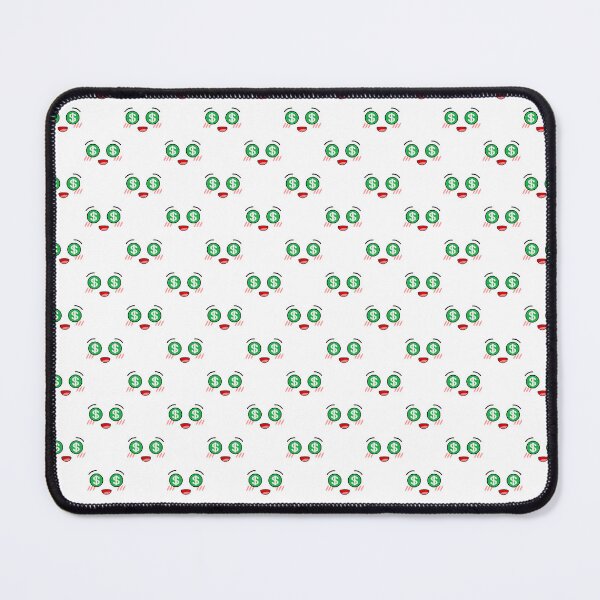 Item preview, Cute kawaii blushing money eyes face pattern designed and sold by BlushyPrint.