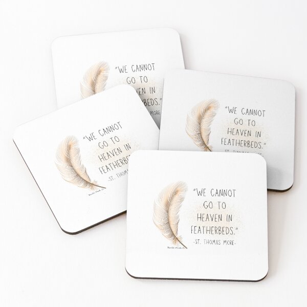 Item preview, St. Thomas More- Featherbed Quote designed and sold by HavilahPrintsCo.