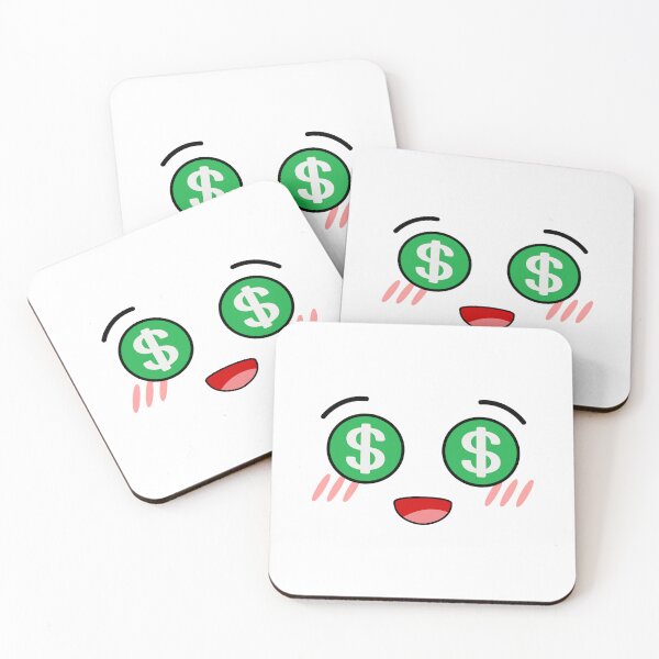 Item preview, Cute kawaii blushing money eyes face designed and sold by BlushyPrint.
