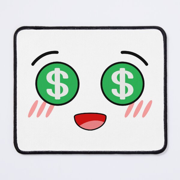 Item preview, Cute kawaii blushing money eyes face designed and sold by BlushyPrint.