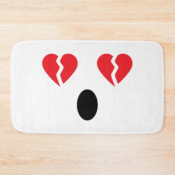 Item preview, Cute kawaii broken heart face designed and sold by BlushyPrint.