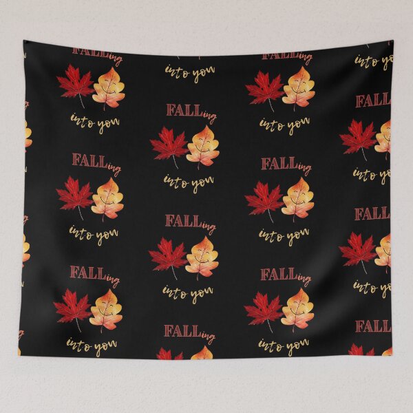Item preview, 'Falling into you" Cute Leaves Design for Cozy Autumn Season! designed and sold by AtushaSpark.