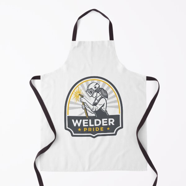 Item preview, Welder Pride Badge – Minimal Female Welder Silhouette Sticker designed and sold by VividOrganica.