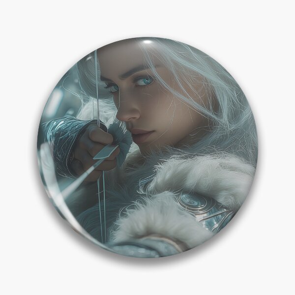 Item preview, The Frostbound Huntress designed and sold by oanaunciuleanu.