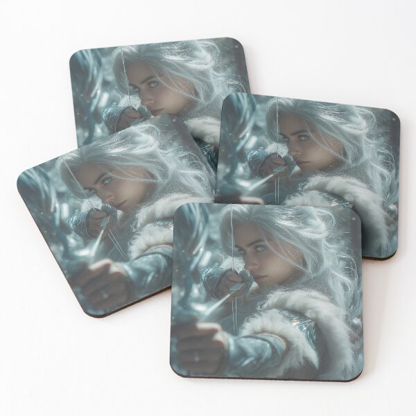 Item preview, The Frostbound Huntress designed and sold by oanaunciuleanu.