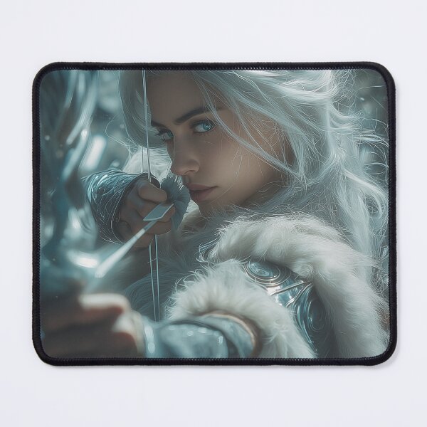 Item preview, The Frostbound Huntress designed and sold by oanaunciuleanu.