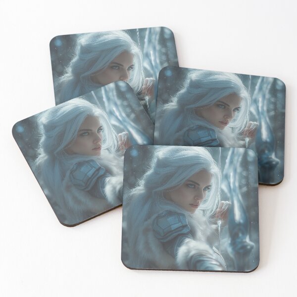 Item preview, The Frostbound Huntress designed and sold by oanaunciuleanu.