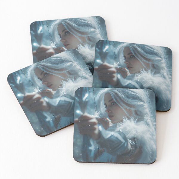 Item preview, The Frostbound Huntress designed and sold by oanaunciuleanu.