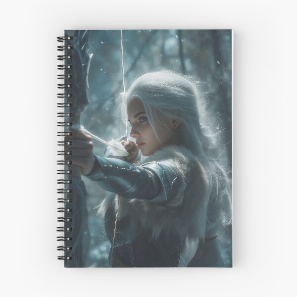 Item preview, The Frostbound Huntress designed and sold by oanaunciuleanu.