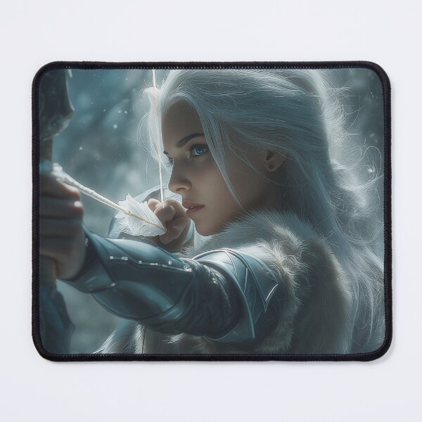 Item preview, The Frostbound Huntress designed and sold by oanaunciuleanu.