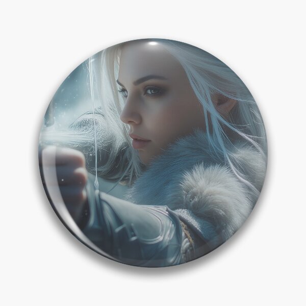 Item preview, The Frostbound Huntress designed and sold by oanaunciuleanu.