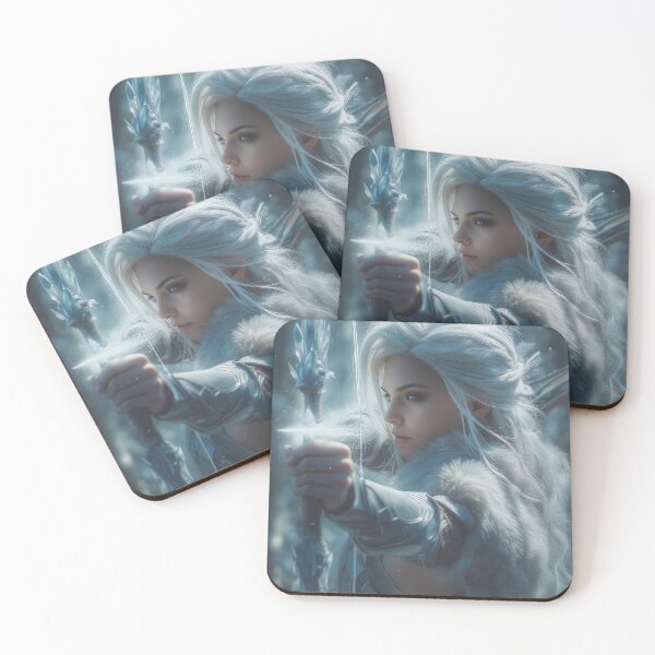 Item preview, The Frostbound Huntress designed and sold by oanaunciuleanu.