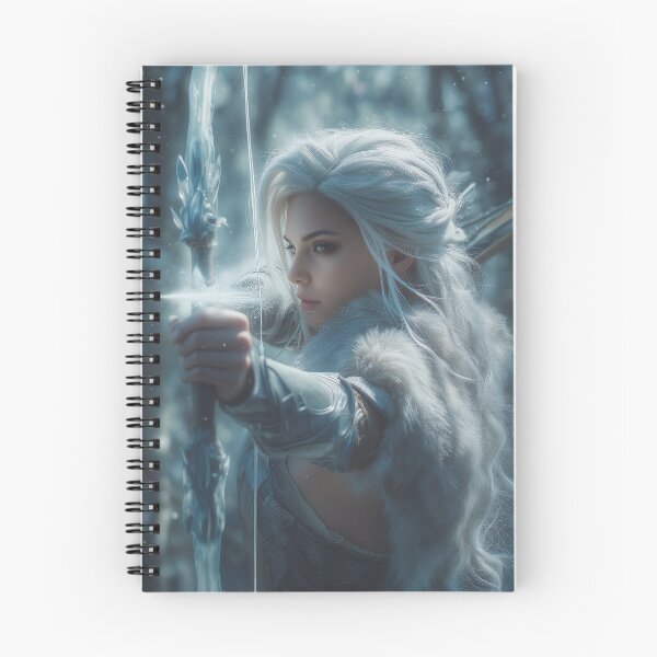 Item preview, The Frostbound Huntress designed and sold by oanaunciuleanu.