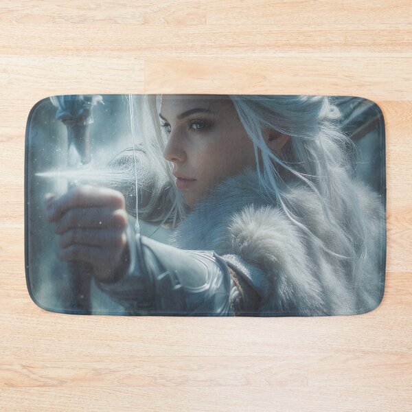 Item preview, The Frostbound Huntress designed and sold by oanaunciuleanu.