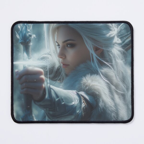 Item preview, The Frostbound Huntress designed and sold by oanaunciuleanu.