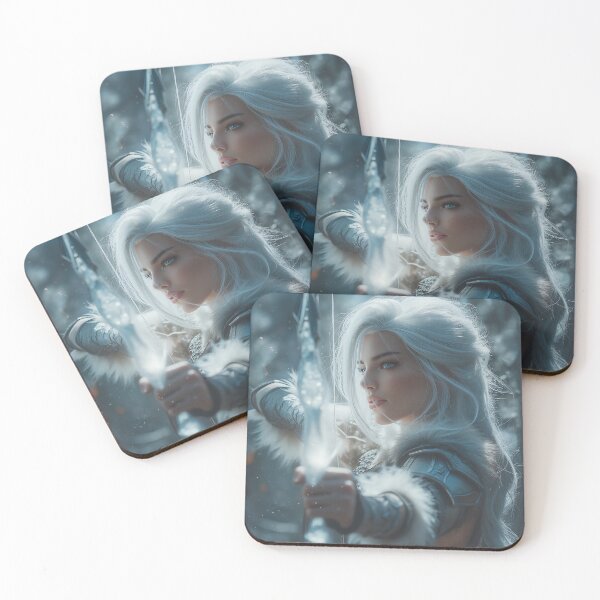 Item preview, The Frostbound Huntress designed and sold by oanaunciuleanu.