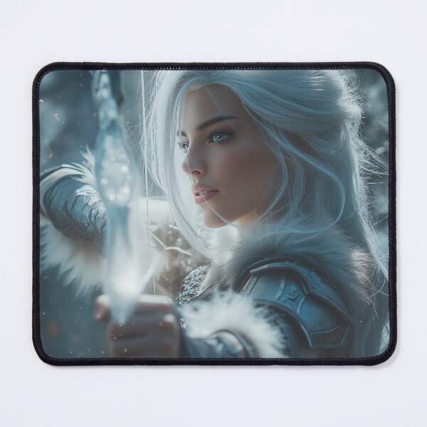 Item preview, The Frostbound Huntress designed and sold by oanaunciuleanu.