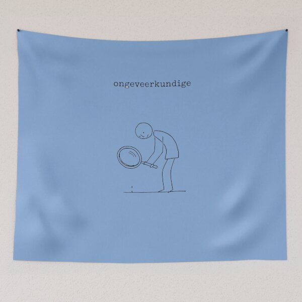 Item preview, Ongeveerkundige” T‑shirt | Minimalistische lijntekening, grappig nerdy design in zwart‑wit designed and sold by Pjotre7.