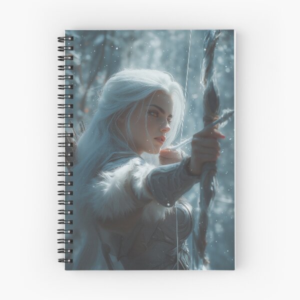 Item preview, The Frostbound Huntress designed and sold by oanaunciuleanu.