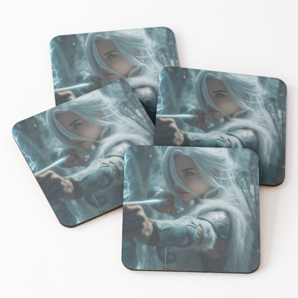 Item preview, The Frostbound Huntress designed and sold by oanaunciuleanu.