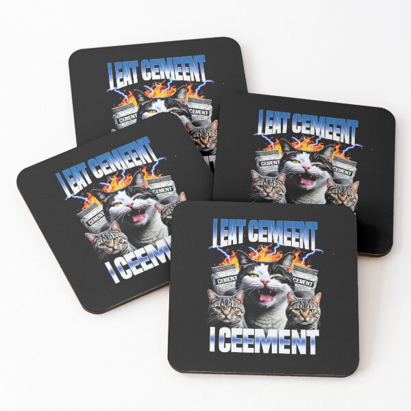 Item preview, I Ceemeent Cat Meme Tee designed and sold by SassCity.