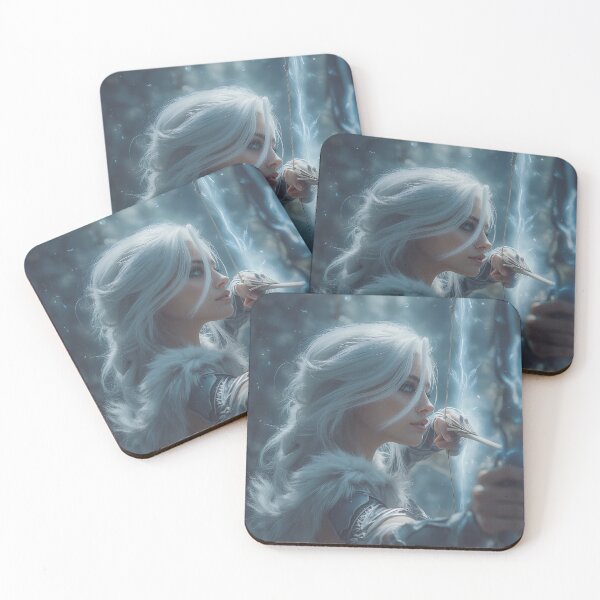 Item preview, The Frostbound Huntress designed and sold by oanaunciuleanu.