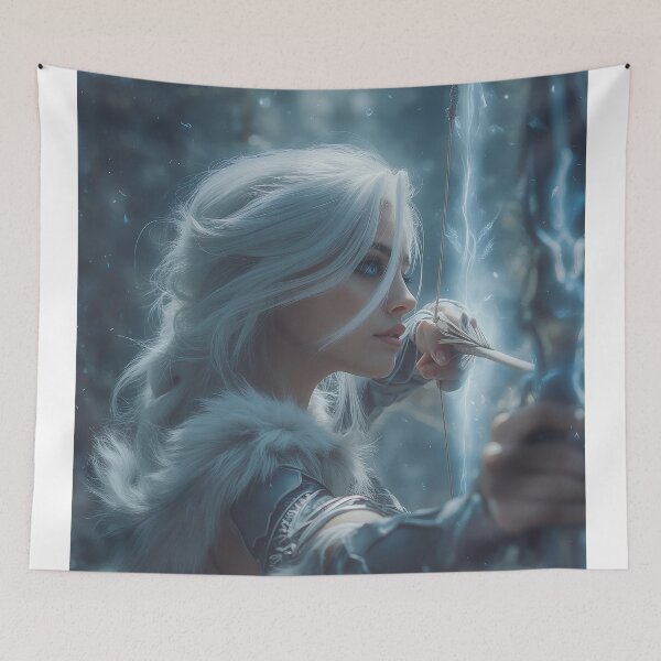Item preview, The Frostbound Huntress designed and sold by oanaunciuleanu.