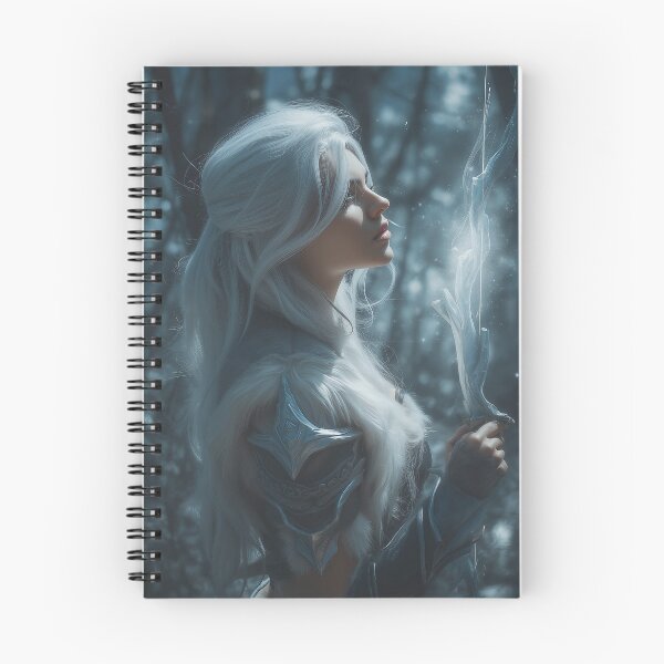 Item preview, The Frostbound Huntress designed and sold by oanaunciuleanu.