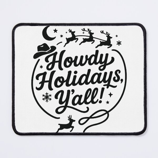 Item preview, Christmas Howdy Holidays Y’all Western designed and sold by LoomLevel.