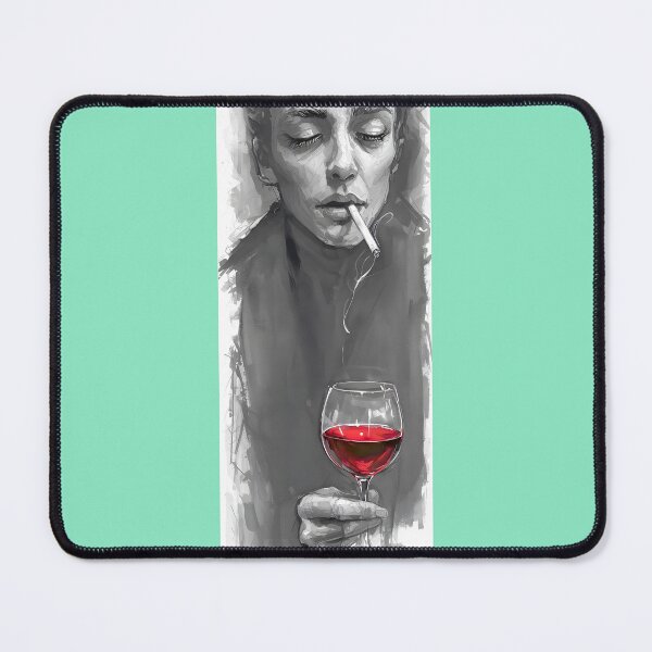 Item preview, Brooding Soul Red Wine & Cigarette Art By Merch, Limited Edition designed and sold by HERIBERTOMARTHA.