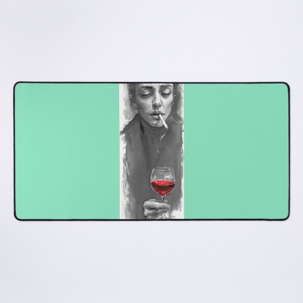 Item preview, Brooding Soul Red Wine & Cigarette Art By Merch, Limited Edition designed and sold by HERIBERTOMARTHA.