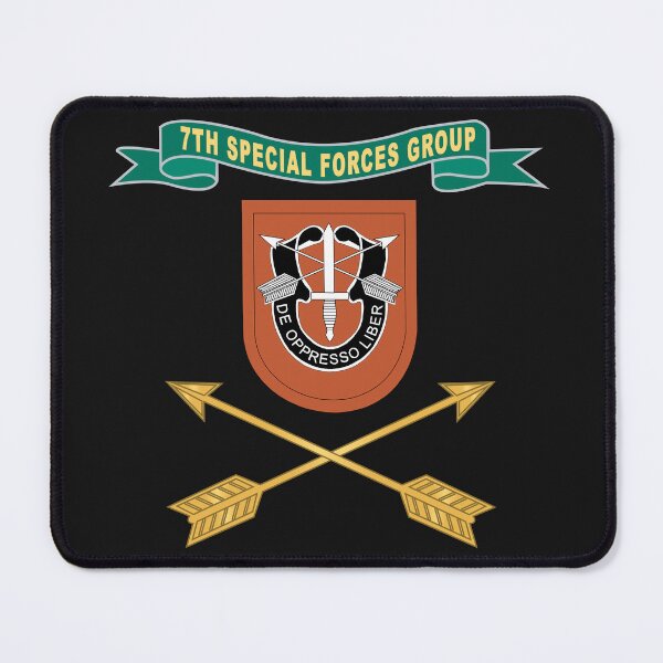 Item preview, Army - 7th Special Forces Group - Ribbon Flash w Branch X 300 designed and sold by Military Insignia Products.