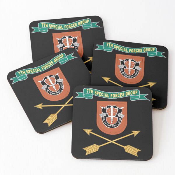 Item preview, Army - 7th Special Forces Group - Ribbon Flash w Branch X 300 designed and sold by Military Insignia Products.