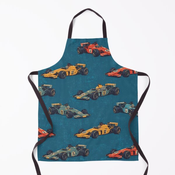 Item preview, Retro Formula 1 Seamless Pattern – Vintage Racing Car Print designed and sold by Activity01.