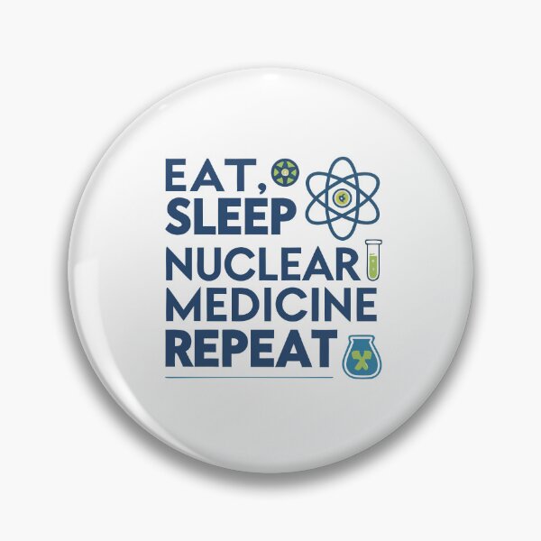 Item preview, Eat Sleep Nuclear Medicine Repeat | Rad Tech Quote Design designed and sold by VividOrganica.