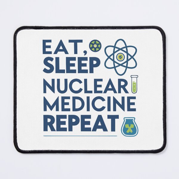 Item preview, Eat Sleep Nuclear Medicine Repeat | Rad Tech Quote Design designed and sold by VividOrganica.
