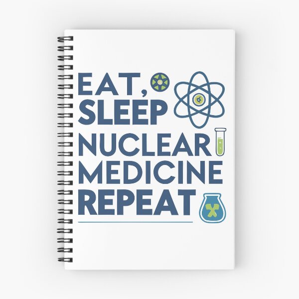 Item preview, Eat Sleep Nuclear Medicine Repeat | Rad Tech Quote Design designed and sold by VividOrganica.