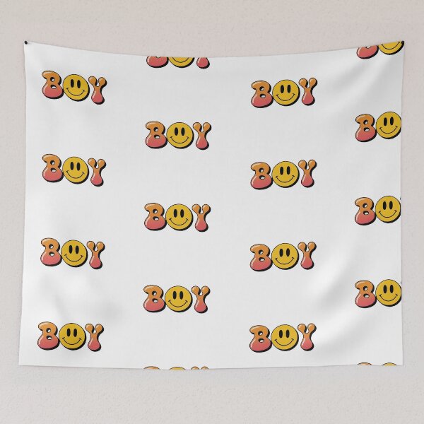 Item preview, BOY Smiley Pop Art Style – Colorful and Fun Design designed and sold by drchzak.