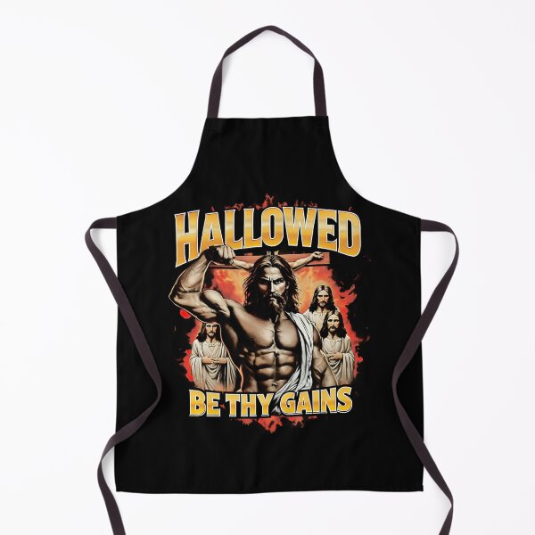 Item preview, Hallowed Be Thy Gains Gym Shirt designed and sold by SassCity.