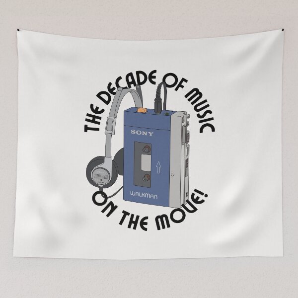Item preview, Retro Vintage Walkman the decade of music designed and sold by MadaFaCose.