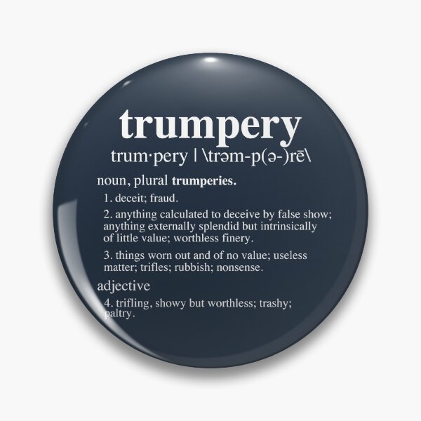Item preview, Trumpery Definition (white/navy blue) designed and sold by Thelittlelord.