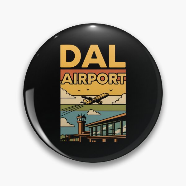 Item preview,  "DAL Airport" - Retro Sunset Travel Design designed and sold by DMNindustries.