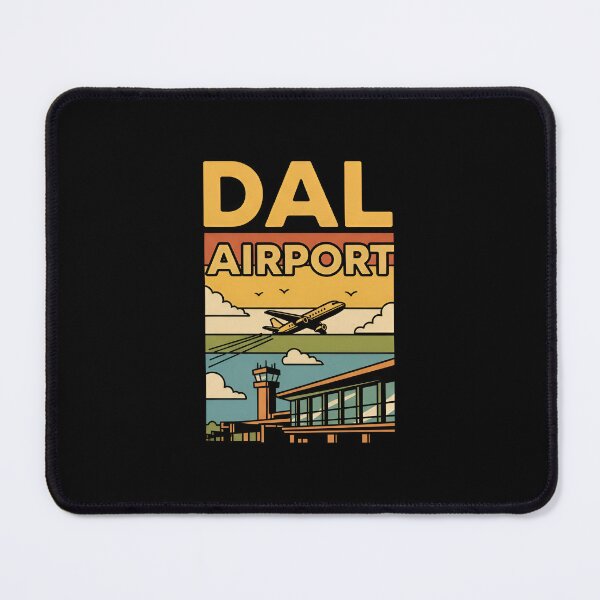Item preview, "DAL Airport" - Retro Sunset Travel Design designed and sold by DMNindustries.